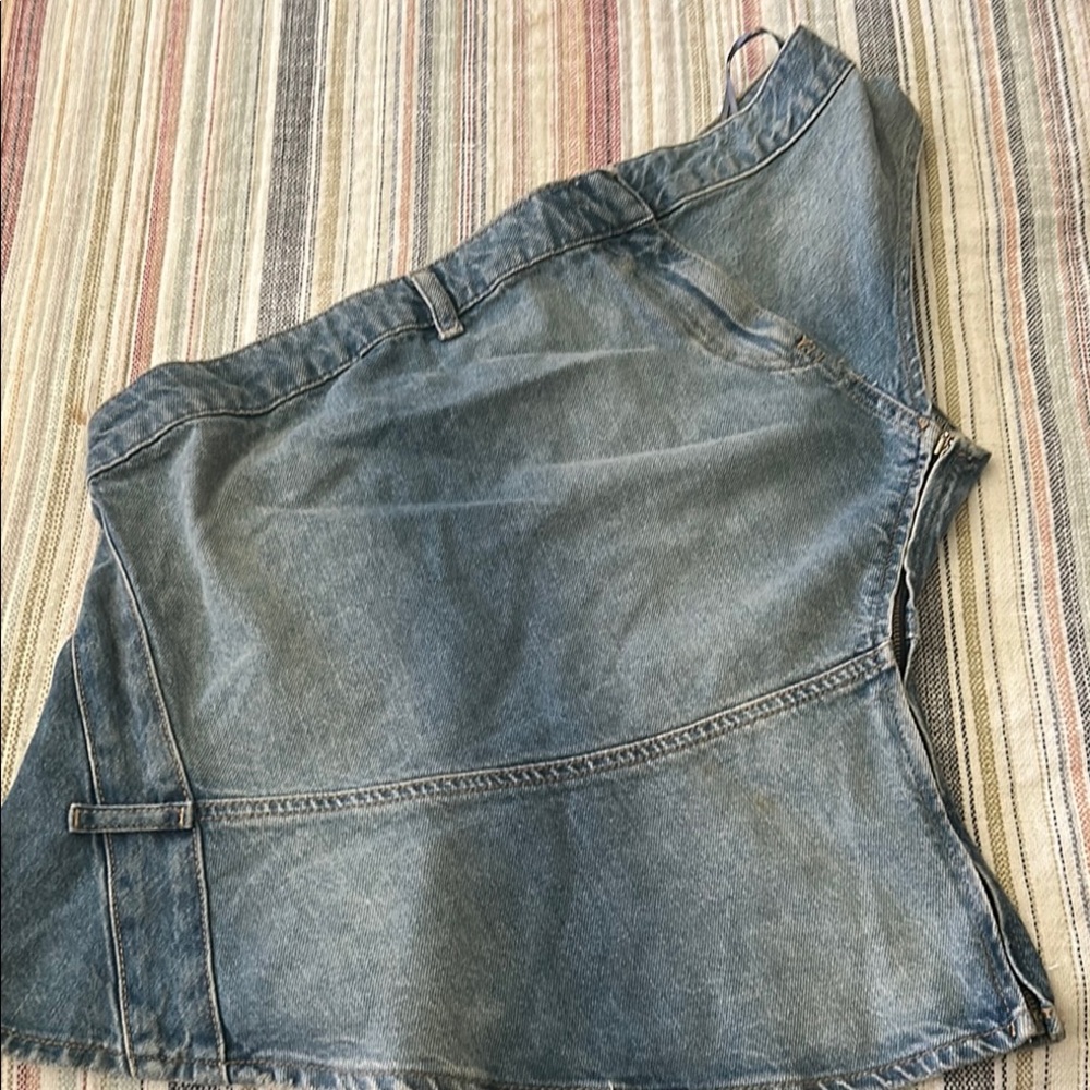 Zara Blue Denim Women's Top